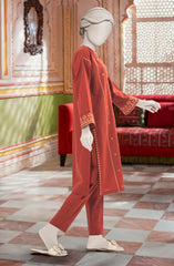 EMBROIDERED KHADDAR STITCHED 2 PIECE