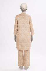 EMBROIDERED PRINTED CAMBRIC STITCHED 2 PIECE