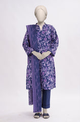 PRINTED LAWN STITCHED 3 PIECE