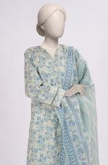 PRINTED LAWN STITCHED 3 PIECE