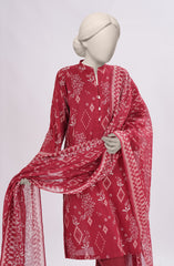 PRINTED LAWN STITCHED 3 PIECE