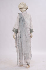 EMBROIDERED PRINTED LAWN STITCHED 3 PIECE