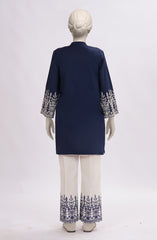 EMBROIDERED CAMBRIC STITCHED 2 PIECE
