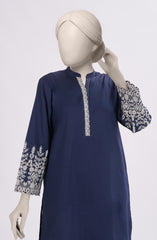 EMBROIDERED CAMBRIC STITCHED 2 PIECE