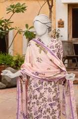 PRINTED TEXTURED VISCOSE 3PCS UNSTITCHED