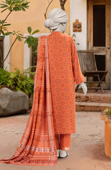 PRINTED TEXTURED VISCOSE 3PCS UNSTITCHED