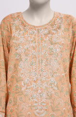 EMBROIDERED PRINTED CAMBRIC STITCHED 3 PIECE