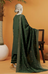 EMBROIDERED KHADDAR 3PCS UNSTITCHED