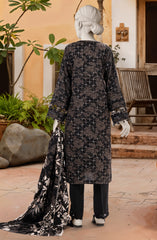 PRINTED TEXTURED VISCOSE 3PCS UNSTITCHED