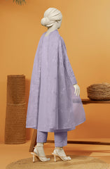 EMBROIDERED RAW SILK 3 PCS UNSTITCHED