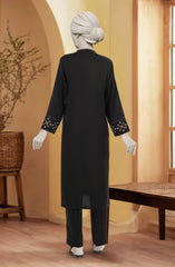 EMBROIDERED VISCOSE STITCHED 2 PIECE