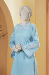 EMBROIDERED CHAMBRAY STITCHED 2 PIECE