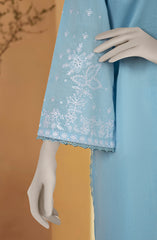 EMBROIDERED CHAMBRAY STITCHED 2 PIECE