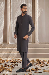 DARK ONYX BLENDED EMBROIDERED KAMEEZ SHALWAR