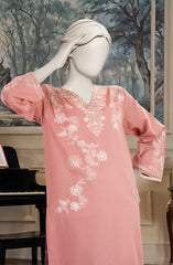 EMBROIDERED CROSS HATCH STITCHED 2 PIECE