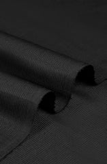 BLACK BLENDED UNSTITCHED