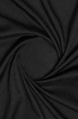 BLACK BLENDED UNSTITCHED