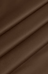 MTJ CHOCOLATE BROWN BLENDED UNSTITCHED