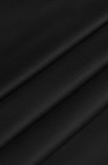 BLACK BLENDED UNSTITCHED