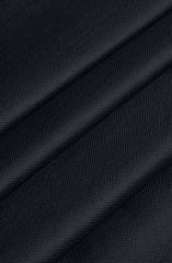 MTJ BLACK 100% COTTON UNSTITCHED