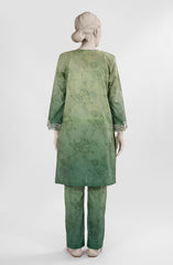 PRINTED EMBROIDERED CAMBRIC STITCHED 2 PIECE