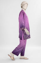 EMBROIDERED CAMBRIC STITCHED 2 PIECE