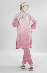 EMBROIDERED CAMBRIC STITCHED 2 PIECE