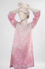 EMBROIDERED CAMBRIC STITCHED 2 PIECE