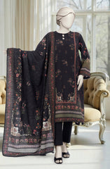 PRINTED KHADDAR 3PCS UNSTITCHED