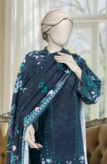 PRINTED KHADDAR 3PCS UNSTITCHED