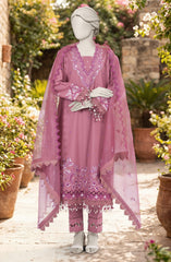 EMBROIDERED CAMBRIC 3PCS UNSTITCHED