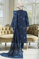 PRINTED KHADDAR 3PCS UNSTITCHED