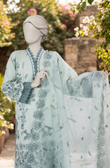 EMBROIDERED CAMBRIC 3PCS UNSTITCHED