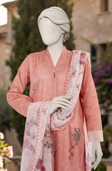 EMBROIDERED PRINTED LAWN 3PCS UNSTITCHED