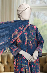 PRINTED KHADDAR 3PCS UNSTITCHED