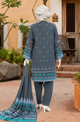 PRINTED TEXTURED VISCOSE 3PCS UNSTITCHED