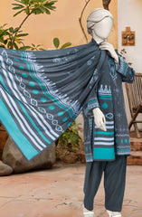 PRINTED TEXTURED VISCOSE 3PCS UNSTITCHED