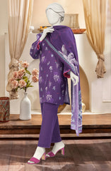 PRINTED TEXTURED CAMBRIC 3PCS UNSTITCHED