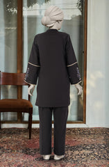 EMBROIDERED CAMBRIC STITCHED 2 PIECE