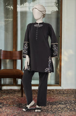 EMBROIDERED CAMBRIC STITCHED 2 PIECE