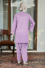 EMBROIDERED CAMBRIC STITCHED 2 PIECE