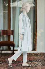 EMBROIDERED CAMBRIC STITCHED 2 PIECE