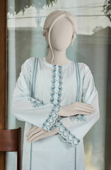 EMBROIDERED CAMBRIC STITCHED 2 PIECE