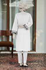 EMBROIDERED CAMBRIC STITCHED 2 PIECE