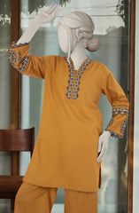 EMBROIDERED CAMBRIC STITCHED 2 PIECE