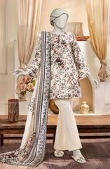 PRINTED TEXTURED CAMBRIC 3PCS UNSTITCHED