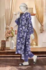 PRINTED TEXTURED CAMBRIC 3PCS UNSTITCHED