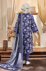 PRINTED TEXTURED CAMBRIC 3PCS UNSTITCHED