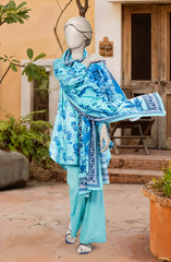 PRINTED TEXTURED VISCOSE 3PCS UNSTITCHED