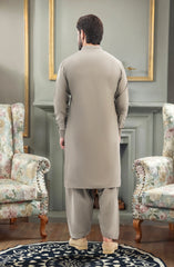 DARK-FAWN BLENDED KAMEEZ SHALWAR